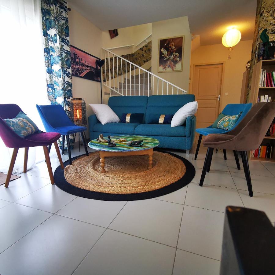Cool Mediterranean Life 8 People Jacuzzi Barbecue Gametrampoline 2 Parking Villa Beziers Exterior photo